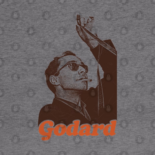 Jean-Luc Godard  † Retro Fan Art by unknown_pleasures